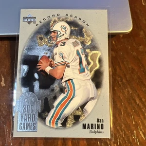 Dan Marino 1996 Upper Deck Silver Collection Record Season #RS4 HOF Dolphins - Imagen 1 de 6