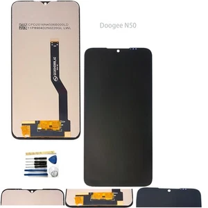 6,52" do Doogee N50 Wyświetlacz LCD Ekran dotykowy Digitizer z darmowymi narzędziami i 3M - Zdjęcie 1 z 7