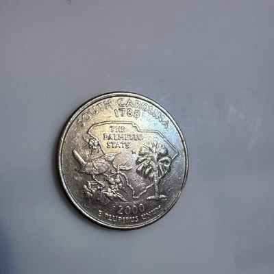 2000 - South Carolina P 1788 - State Quarter - Image 1 of 2