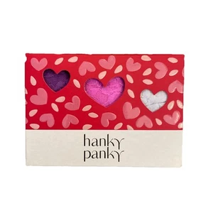 Hanky Panky Multi Paquete de 3 Tanga Firma Encaje Original Talla Única - Imagen 1 de 6