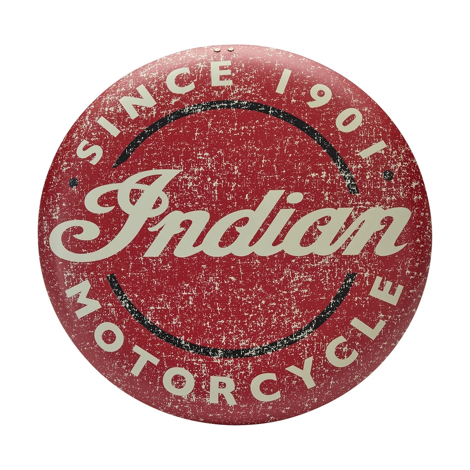 Indian Motorcycle Script Icon Sign - Image 1 of 1
