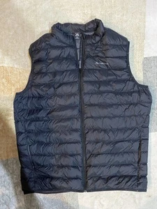 Macpac Men's Uber Light Down Puffer Vest Black Size 3XL - Picture 1 of 7