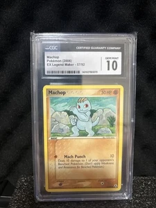 Machop 57/92 - Stamped Holo - 2006 Pokémon EX Legend Maker - NM CGC 10 - Picture 1 of 1