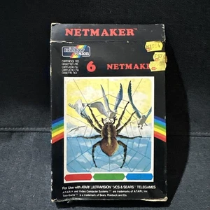 ATARI 2600 - NETMAKER * FREE POST * No Manual. Cartridge And Box Only NOT Tested - Bild 1 von 15