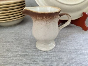 Mikasa Stoneware Creamer Gravy Whole Wheat Granola E 8000 EXC Vintage Japan - Picture 1 of 7