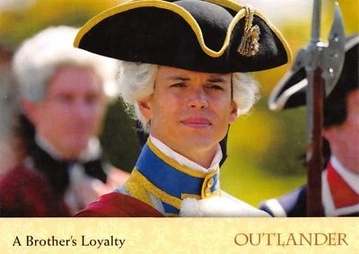 Outlander Season 2 (2017) BASE Trading Card #28 / A BROTHER'S LOYALTY - Image 1 of 2