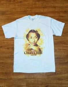 Vintage Celia Cruz Azucar T-shirt Size Medium Cuban Queen Of Salsa - Picture 1 of 5