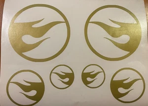 TREASURE HUNT 6 x GOLD Sticker - Picture 1 of 3