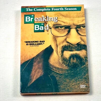 Breaking Bad Complete Fourth Season DVD Bryan Cranston Aaron Paul New Sealed - Image 1 of 4