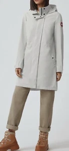 Canada Goose belcarra Jacket Silver. NWT Sz Small. Waterproof - Picture 1 of 19