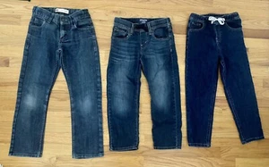 Lot of 3 Kids Blue Jeans Sizes 7, 8, and 10 Very Good Condition - Picture 1 of 8