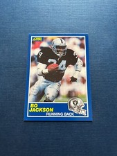 1989 Score Football Bo Jackson#2 Set Break NM