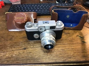 TELÉMETRO ARGUS C-FOUR 35MM CON 50MM 2.8 CINTAR Y ESTUCHE FUNCIONA - Imagen 1 de 12