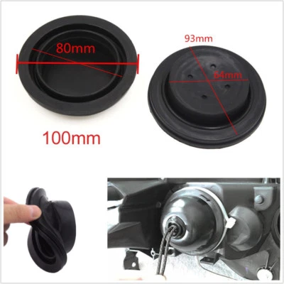 2 Piezas Faros LED HID de Goma Negra para Coche Retrofit Resellar Sello Tapa Cubiertas Antipolvo Foto 1 de 4