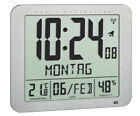 Digital XXL günstig Kaufen-TFA 60.4516.54 XXL Funkwanduhr digital Temperatur Luftfeuchtigkeit Wohnzimmer
