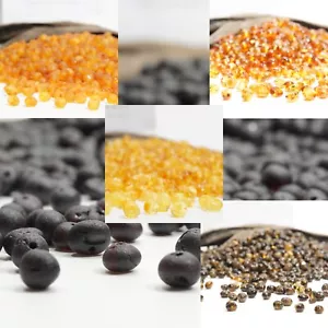 Loose Natural Baltic Amber Beads for Jewelry Making Lemon Yellow Cherry Baroque - Picture 1 of 25