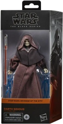 Boneco de ação Hasbro Black Series Star Wars: Revenge of the Sith Darth Sidious - Imagem 1 de 4