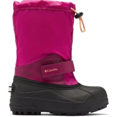 Columbia Youth Powderbug Forty Bota de Nieve Impermeable Talla 5 Rosa Niñas POR 1324-684 Foto 1 de 4