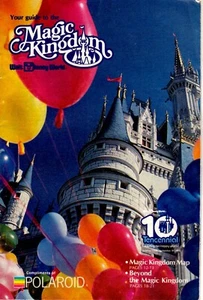 Vtg 1981 MAGIC KINGDOM Walt Disney World POLAROID Booklet Brochure Map Program - Picture 1 of 5