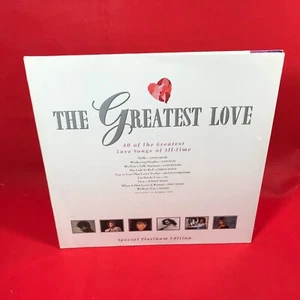 VARIOUS The Greatest Love 1988 UK double vinyl LP Percy Sledge Nilsson 10cc - Picture 1 of 7