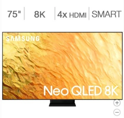 Samsung 75" QN850B Neo QLED 8K TV QN75QN850B Local Pickup 94536 QN75QN850BFXZA - Image 1 of 4