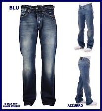 jeans g-star raw uomo pantaloni regular fit a gamba larga dritta bootcut w31 w32