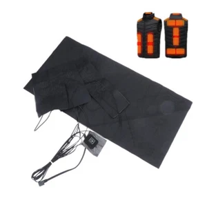 1set Heating Usb Non-Woven Fabric Pads Electric Heated Jacket Clothing Kit - Picture 1 of 10