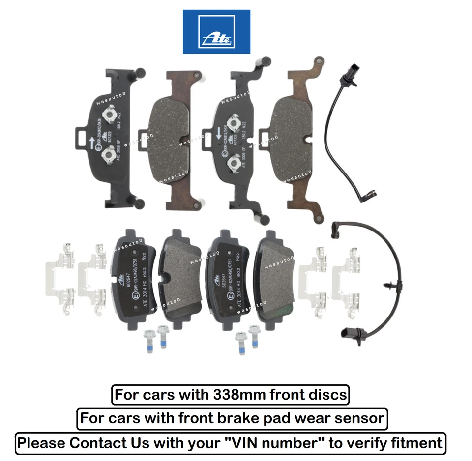 Pastilla de freno delantera y trasera + sensor OES para Audi A6 Quattro 20-21 (338 mm) Foto 1 de 1