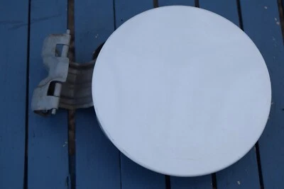 OEM 2016 2017 2018 2019 2020 Mitsubishi Mirage Hatchback Silver Fuel Tank Door - Image 1 of 2