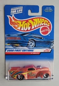 NEW HOT WHEELS 2000 FIRST EDITIONS '41 WILLYS. #14/36 WILD WILLY ORANGE! R123 - Picture 1 of 2
