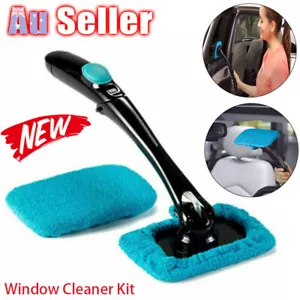 Car Windshield Window Cleaning Kit Windscreen Glass Kit Hurricane Cleaner Tool - Picture 1 of 12