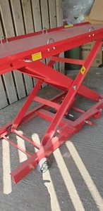 Hydraulic Bike Lift Motorcycle Motorbike Ramp Table Bench.Check Description size - Picture 1 of 13