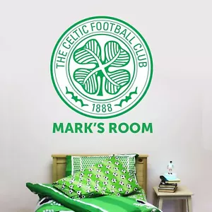 Set adesivi e decalcomanie stemma nome personalizzato ufficiale Celtic Football Club - Foto 1 di 4
