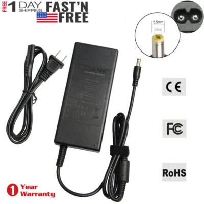 Cable de carga adaptador de CA para portátil Toshiba Satellite C50 C55 C75 fuente de alimentación  Foto 1 de 4