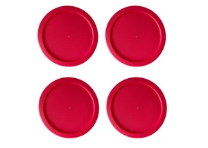 4 Ersatz Deckel Abdeckungen für Pyrex 2 Tassen Glas Behälter, 5 Zoll 7200-PC ROT - Bild 1 von 1
