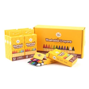 JarMelo - Washable crayons - Bulk Set 12-8 packs - Picture 1 of 6
