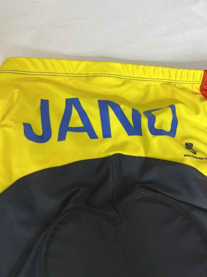 XX Pantalones Cortos de Bicicleta Grandes Jano Tri Sport Cojín de Asiento Multicolor Elastizado Campeón Foto 1 de 4