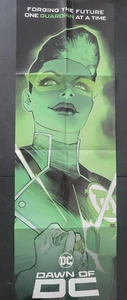GREEN LANTERN: Sojourner Mullein DAWN OF DC PROMO POSTER 12"x36" FORGING FUTURE - Picture 1 of 1
