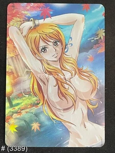 🔥 # 3389 Nami One Piece Goddess Story Anime CUSTOM Card - Picture 1 of 2