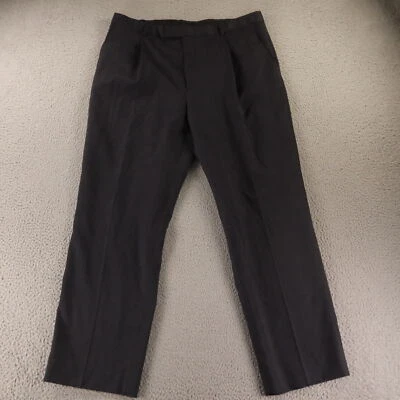 Pantalones a Cuadros Prince of Wales Para Hombre 38 Gris Glen Cuadros 100% Lana 38x30 Foto 1 de 4