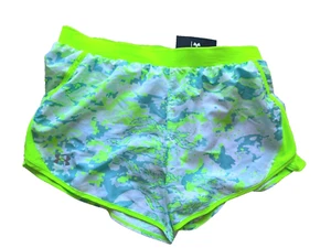 NEU NEU MIT ETIKETT Under Armour HEATGEAR leichte Laufshorts Strand L LARGE Print - Bild 1 von 4
