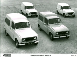 Photo de presse ancienne fourgonnette  Renault 4 voiture automobile modèle 1976 - Imagen 1 de 1