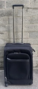 BRICS Ballistic Nylon Black Expandable Spinner Wheel Suitcase Luggage 22" Carry - Picture 1 of 23