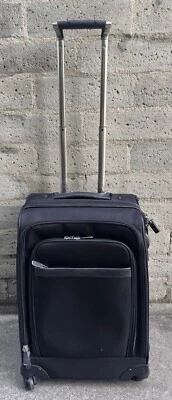 Maleta de equipaje de 22" con rueda giratoria expandible negra de nailon balístico BRICS Foto 1 de 4