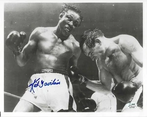 d2003 BOXING signed KID GAVILAN - Welterweight Champion - 8x10 - AUTHENTICATED - Bild 1 von 2