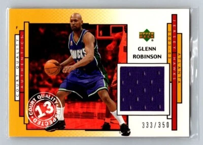 2002-03 Upper Deck UD Authentics Court Quality #GR-Q Glenn Robinson /350 Bucks - Image 1 of 2