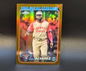 2024 Topps Chrome Update Series Gold Refractor #ASGC-9 Yordan Alverez - Bild 1 von 2