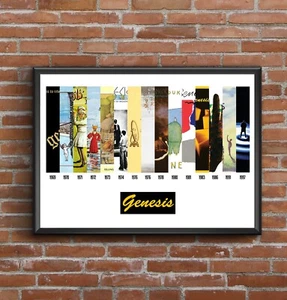 Genesis - Discografia - Stampa poster arte multi album - Grande regalo di Natale - Foto 1 di 12