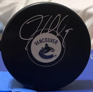JT MILLER AUTOGRAPH SIGNED NHL HOCKEY LOGO PUCK VANCOUV CANUCKS NEW YORK RANGER - Picture 1 of 1