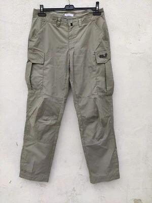 Jack Wolfskin Pantaloni Da Escursionismo Uomo, Colore Khaki, Taglia EU L (88cm) - Imagen 1 de 4